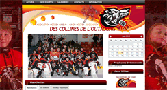Desktop Screenshot of hockeydescollines.com